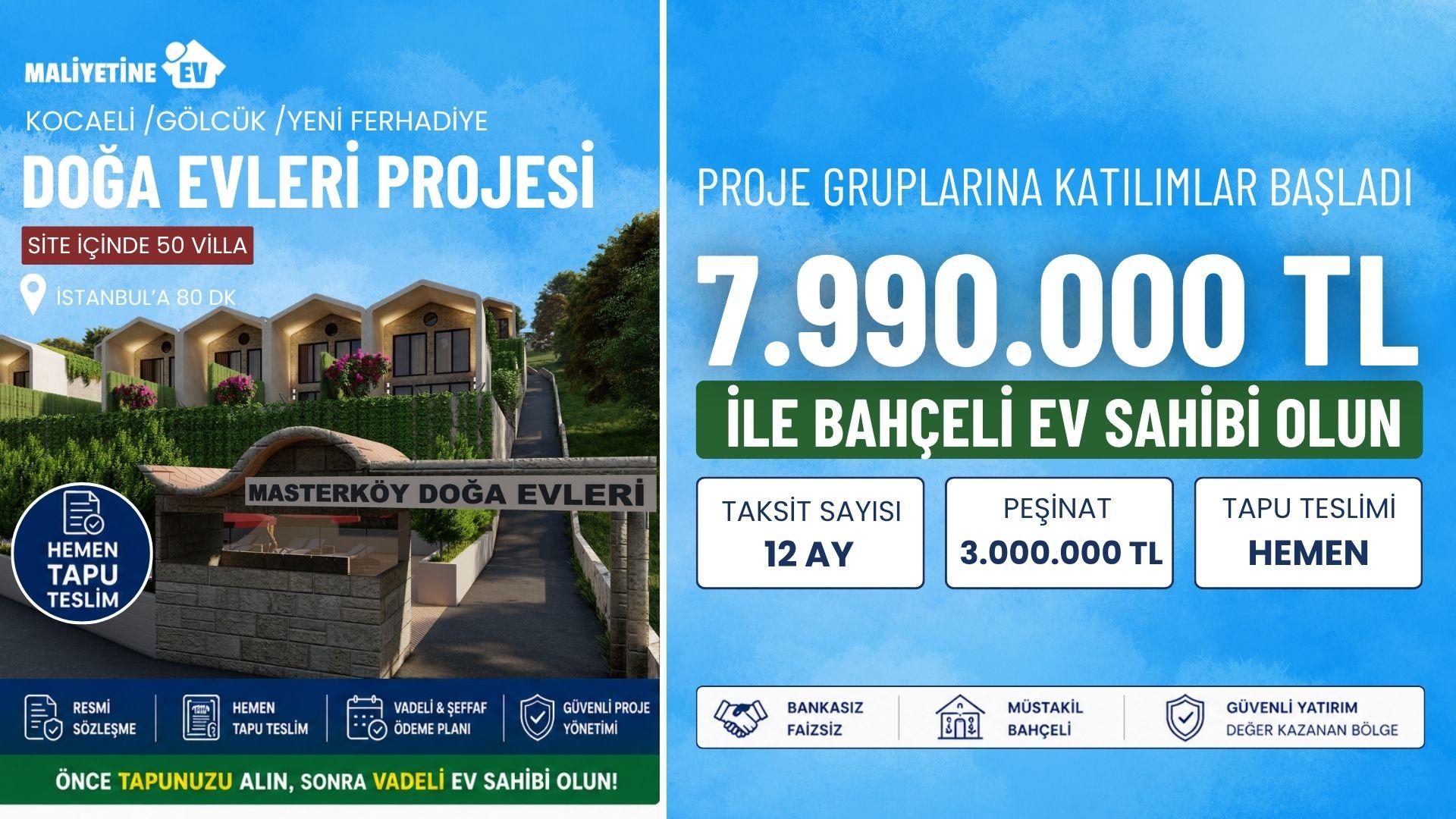 MASTER LONGEVİTY 3 -BAHÇECİK DOĞA VİLLALARI